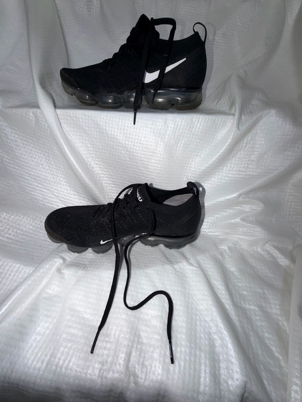 Nike Air VaporMax Flyknit 1 "Black White" (Style Code: 849558-011) - Picture 8 of 9